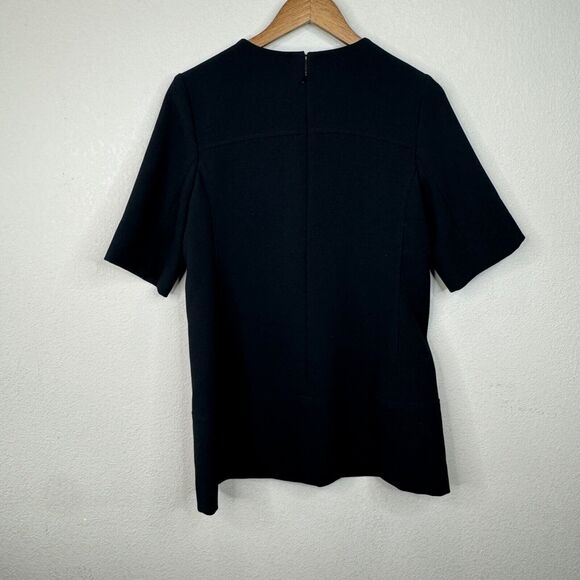 Lela Rose Black Blouse 8 Pockets Classic Capsule Luxury - Picture 6 of 12